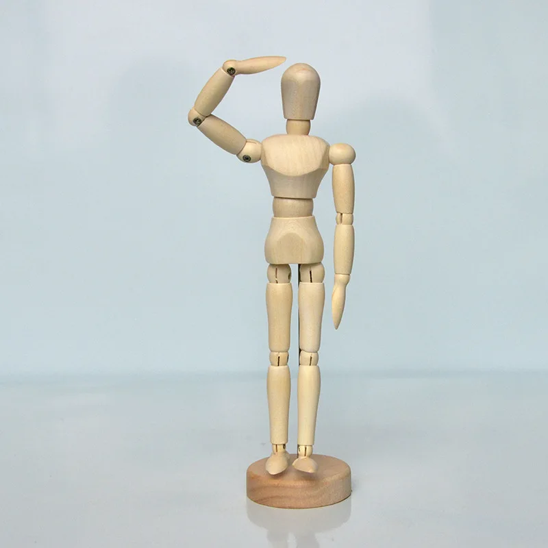 wooden sketch model