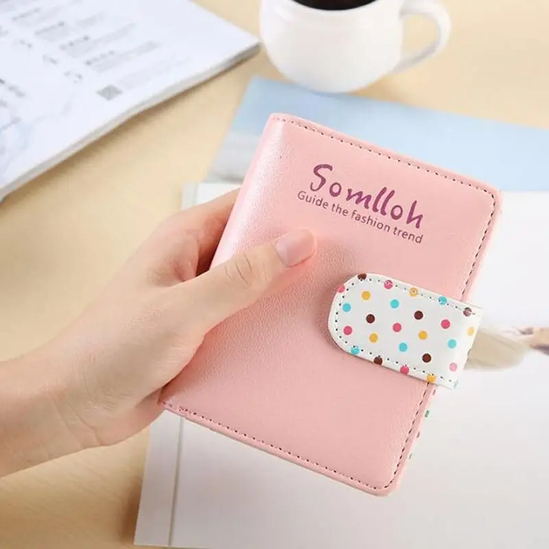 Factory Spot Wholesale 2019 New Style Lady Korean-Style Cute Polka Dot Wallet Zip Short Women Wallet