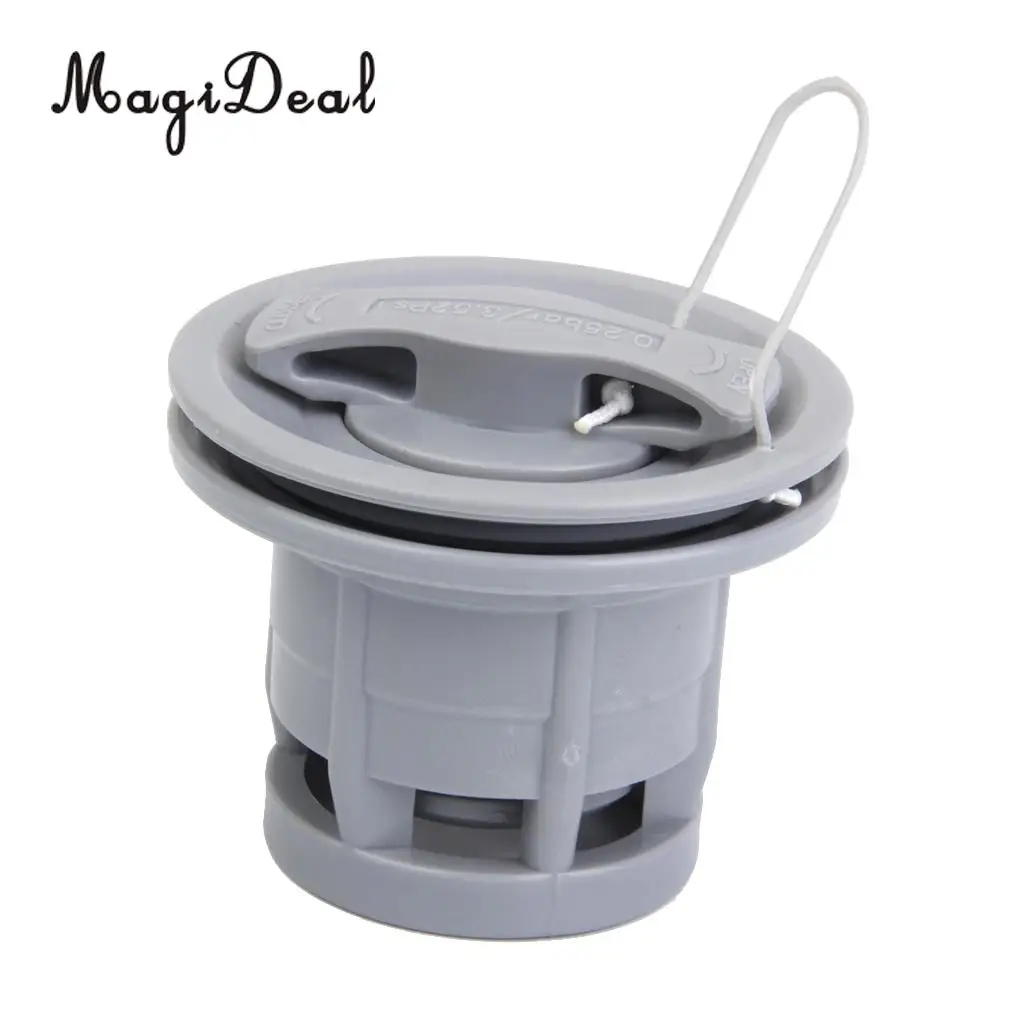 MagiDeal MagiDeal Air Valve Inflatable Boat Tender Raft Dinghy Kayak Canoe Grey for Inflatable Fishing Boat Yacht Accessories