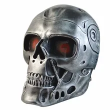 Высококачественный резиновый Терминатор косплей маски для Хэллоуина CS защита игры Пейнтбол тактическая армия двух страйкбол маска
