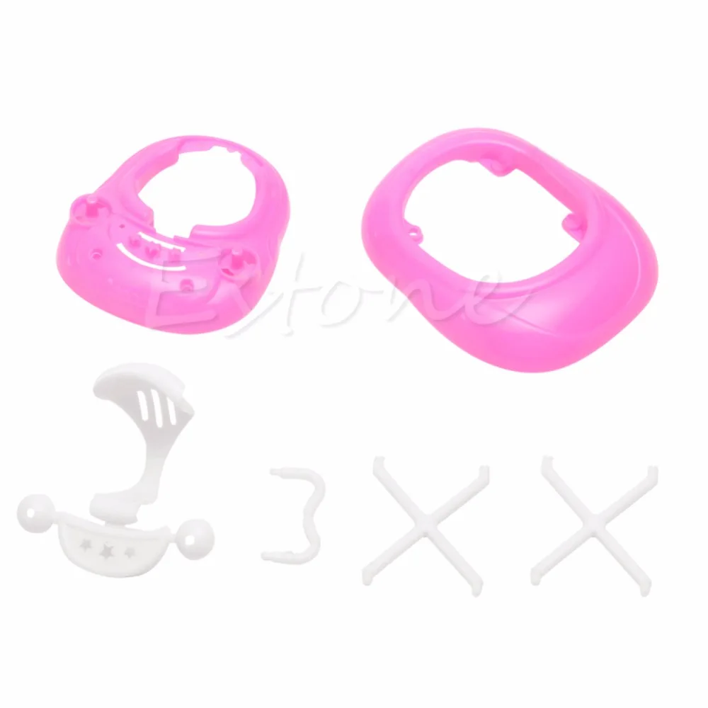 New Pink Plastic Walker 1:6 for Barbie New Doll's House Dollhouse Miniature Display Gift