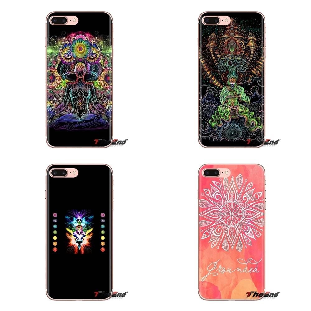 Transparent Soft Shell Covers Chakra Yoga For Xiaomi Redmi 4A S2 Note 3 3S 4 4X 5 Plus 6 7 6A Pro Pocophone F1 |