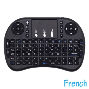 

i8 French Keyboard 2.4G Mini Wireless Keyboard Air Mouse with Touchpad for Android TV Box / Mini PC / Projectors