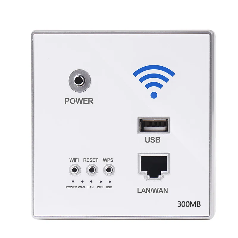 Смарт ретранслятор Bcsongben 300 Мбит/с 220 В Wi Fi 2 4 ГГц панель маршрутизатора usb разъем