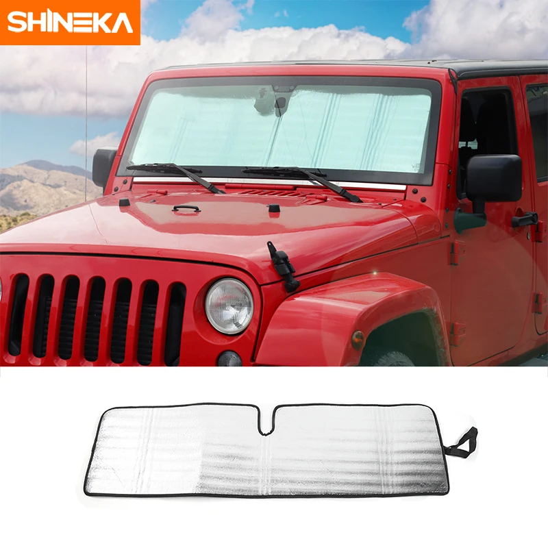SHINEKA Car Front Window Anti UV Rays Protector Sun Shield Windshield