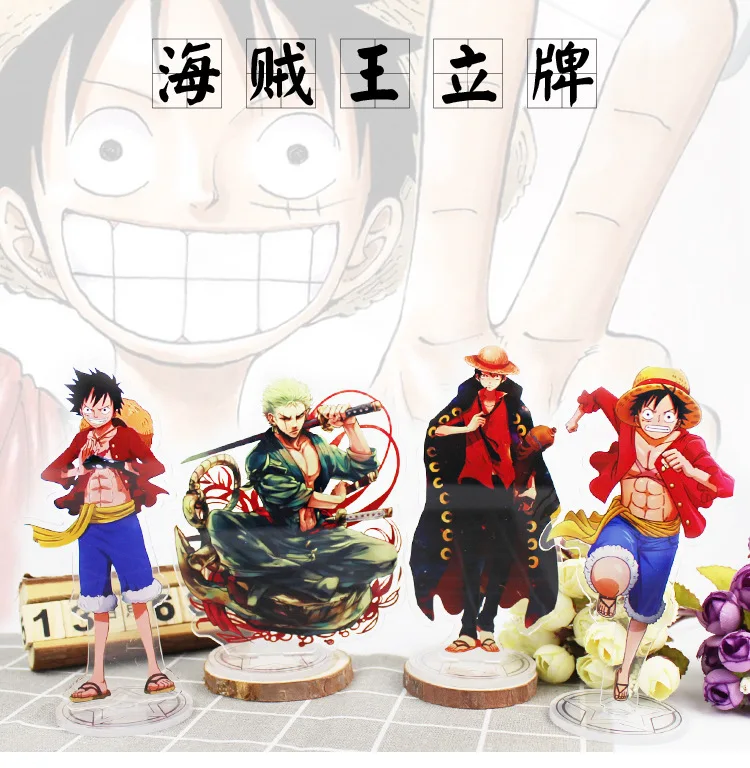 

One Piece Monkey D. Luffy Roronoa Zoro Acrylic Stand Figure Model High Quality Transparent Collection Charm Souvenir Fans Gift