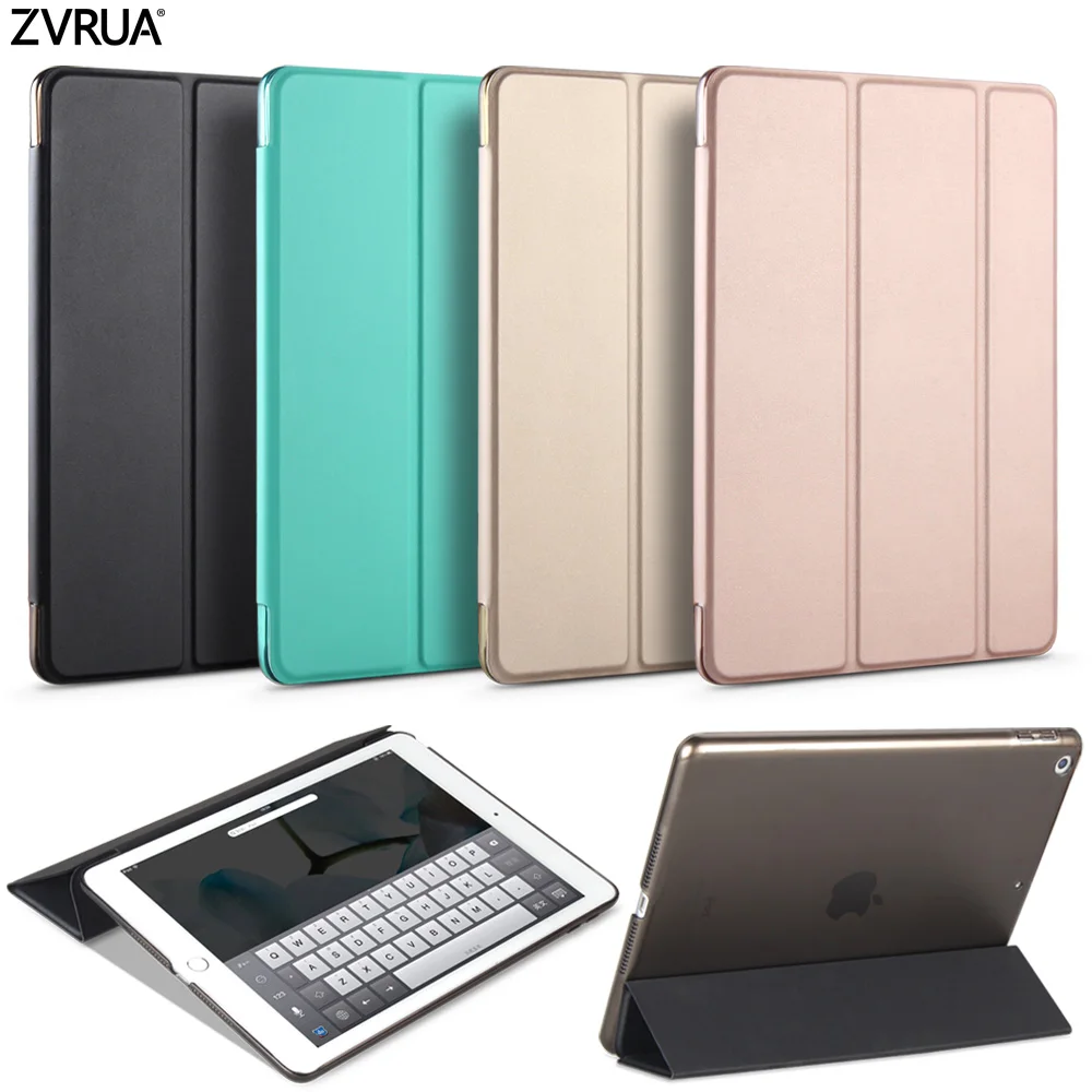 Case For New IPad 9 7 Inch 2017 2018 ZVRUA YiPPee Color PU Smart Cover Case