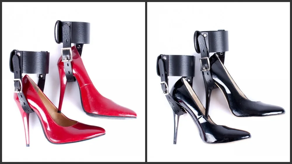 Adult heeled shoes tied lock restraint with the tune Bondage Restraints Body Harness Game Bdsm | Красота и здоровье
