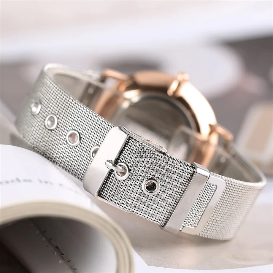 Кевин Простые Модные женские туфли кварцевые наручные часы Кристалл Дизайн Нержавеющая сталь/кожаный ремешок для часов Повседневное часы best подарок женский