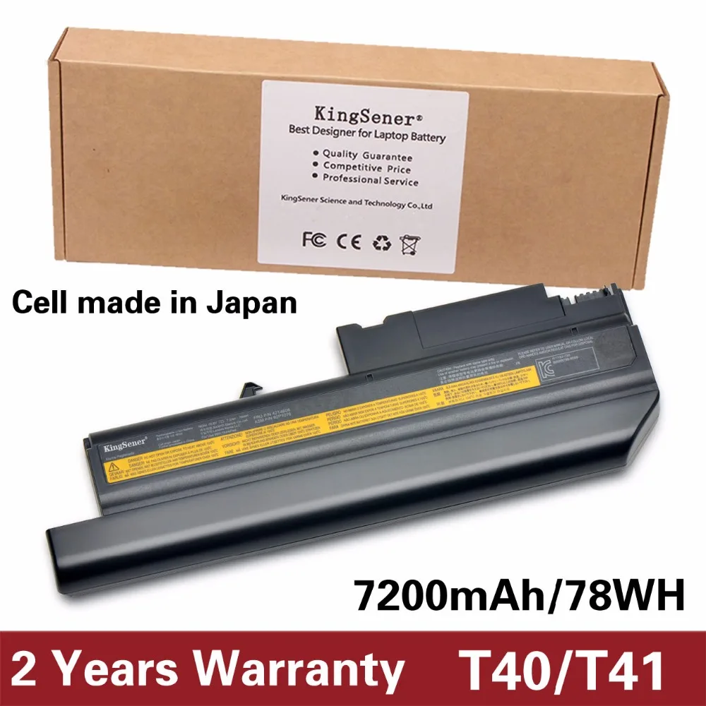 KingSener 10.8V 7200mAh New Battery for IBM ThinkPad R50 R50E R50P R51 R51P R52 R52P T40 T40P T41 T41P T42 T42P T43 T43P 42T4608 KingSener 10.8V 7200mAh New Battery for IBM ThinkPad R50 R50E R50P R51 R51P R52 R52P T40 T40P T41 T41P T42 T42P T43 T43P 42T4608