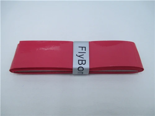 FlyBomb липкие ракетки для бадминтона накладки мягкие теннисные ракетки обертывания высокая эластичность Захваты с отверстиями Рыбалка овергрип L008OLE - Цвет: Красный