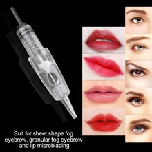 Иглы для картриджа Перманентный макияж 20 шт. RL/RS с винтом и иглой наконечники для бровей губ подводка для глаз для татуировки машина питания