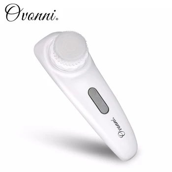 

Ovonni Cordless Rechargeable Electric Ultrasonic Facial Cleansing Waterproof 2 Vibration Modes 3 Speeds Auto Timer Face Cleanser