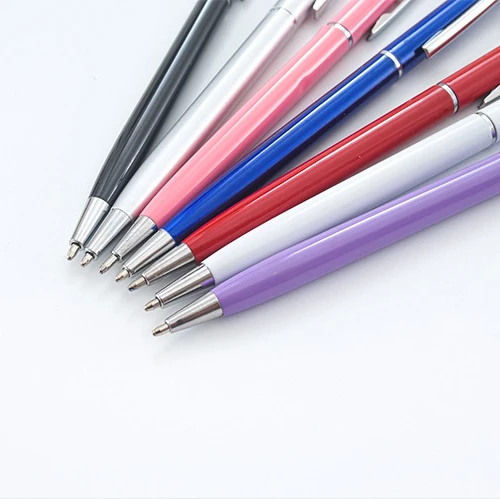 60pcs kawaii ballpoint pen metal stylus touch pens for school office  writing supplies fashion girls gift cute korean stationery - AliExpress