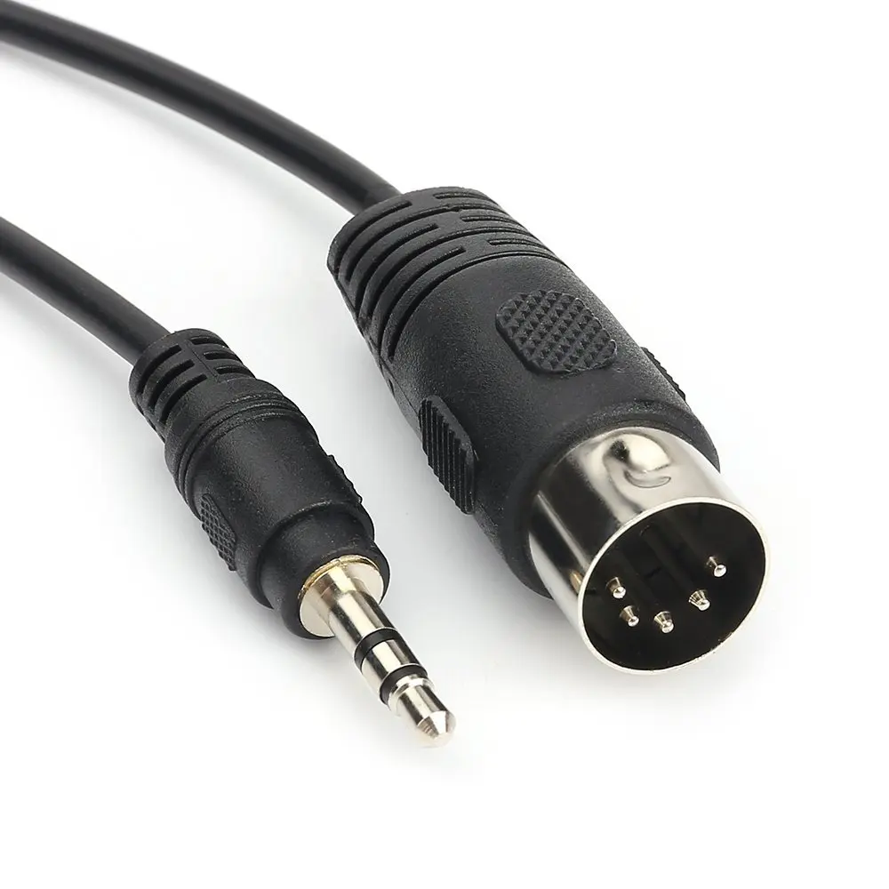 MIDI кабель 3 м/10 футов 5 Pin DIN штекер мм TRS стерео позолоченный адаптер аудио