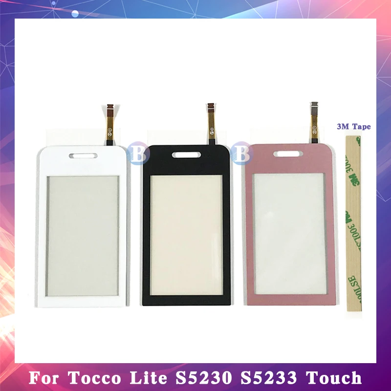 

3.0" For Samsung Galaxy Tocco Lite S5230 S5233 Touch Screen Digitizer Sensor Outer Glass Lens Panel High Quality