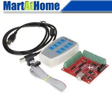 ARGEDO CNC USB 4 Axis MACH3 100 KHz USB Motion Control Card Breakout Board 12-24V for CNC Engraving Free Drive