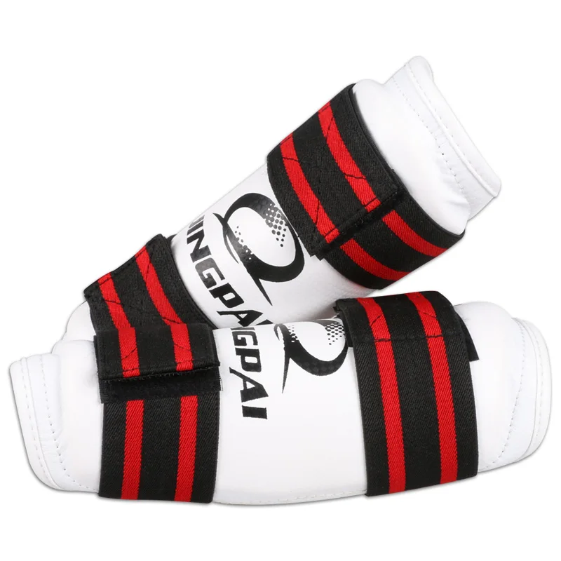 1 Pair Shin Guard Pads For Kick Boxing MMA Karate Taekwondo Sanda Fight Protective Equipment