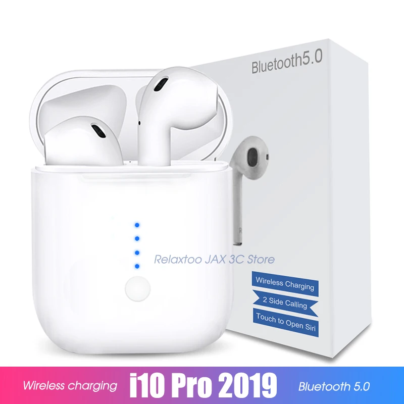 

2019 i10 Pro TWS Air pod Bluetooth 5.0 Earphone True Wireless Headset Touch Earbuds not i13 i12 i10 tws Ear pods Binaural call