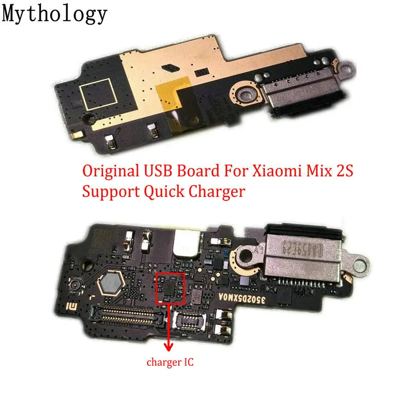 Мифология оригинал для Xiaomi MIX 2S USB плата гибкий кабель док-разъем микрофон телефон
