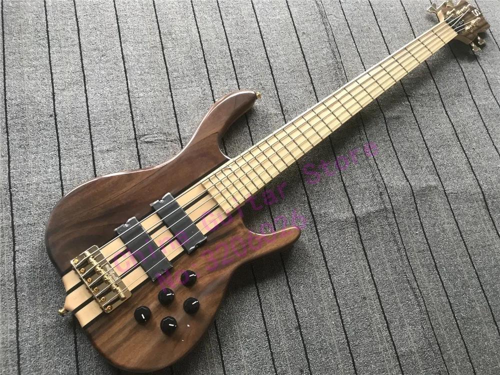 

in stock 5 strings smith bass with walnut top;Wilkinson bridge;free shipping