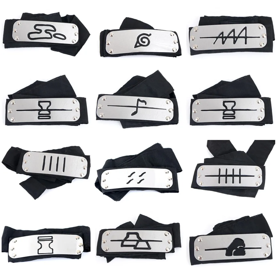 Naruto kawashi diadema cosplay disfraces accesorios Juguetes Accesorios Itachi akatsuki madara Anime diadema accesorios caliente