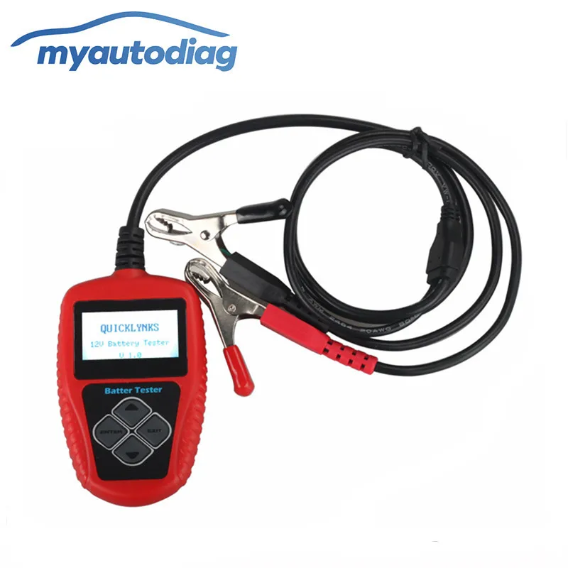 Тестер аккумулятора автомобиля QUICKLYNKS BA101 12 В 101 мАч|car battery tester analyzer|vehicle testerquicklynks