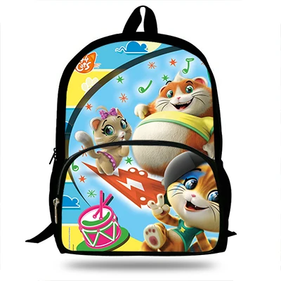 Милый мультфильм 44 Товары для кошек школьный школьные для мальчиков для девочек с модным принтом рюкзак детей студентов