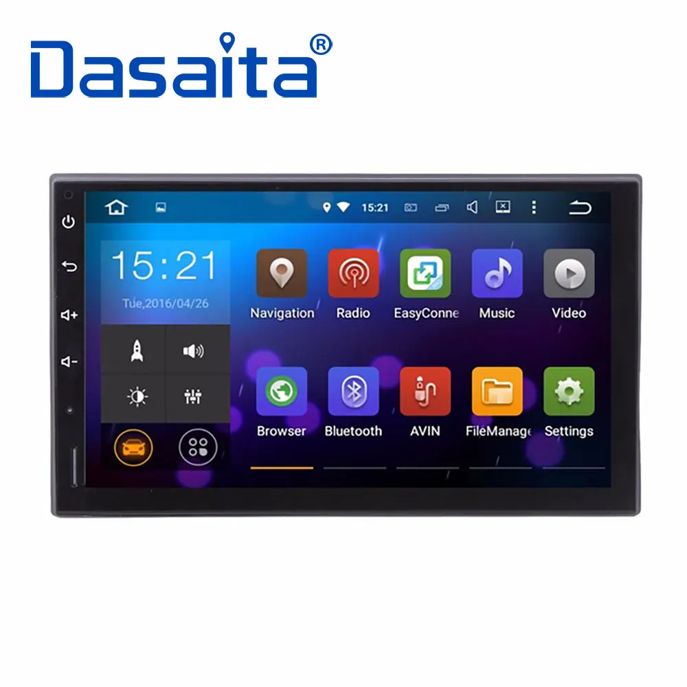 

Universal Quad Core 2 Din car radio gps multimedia Android 4.4 with 1G RAM + 16GB ROM ISO port