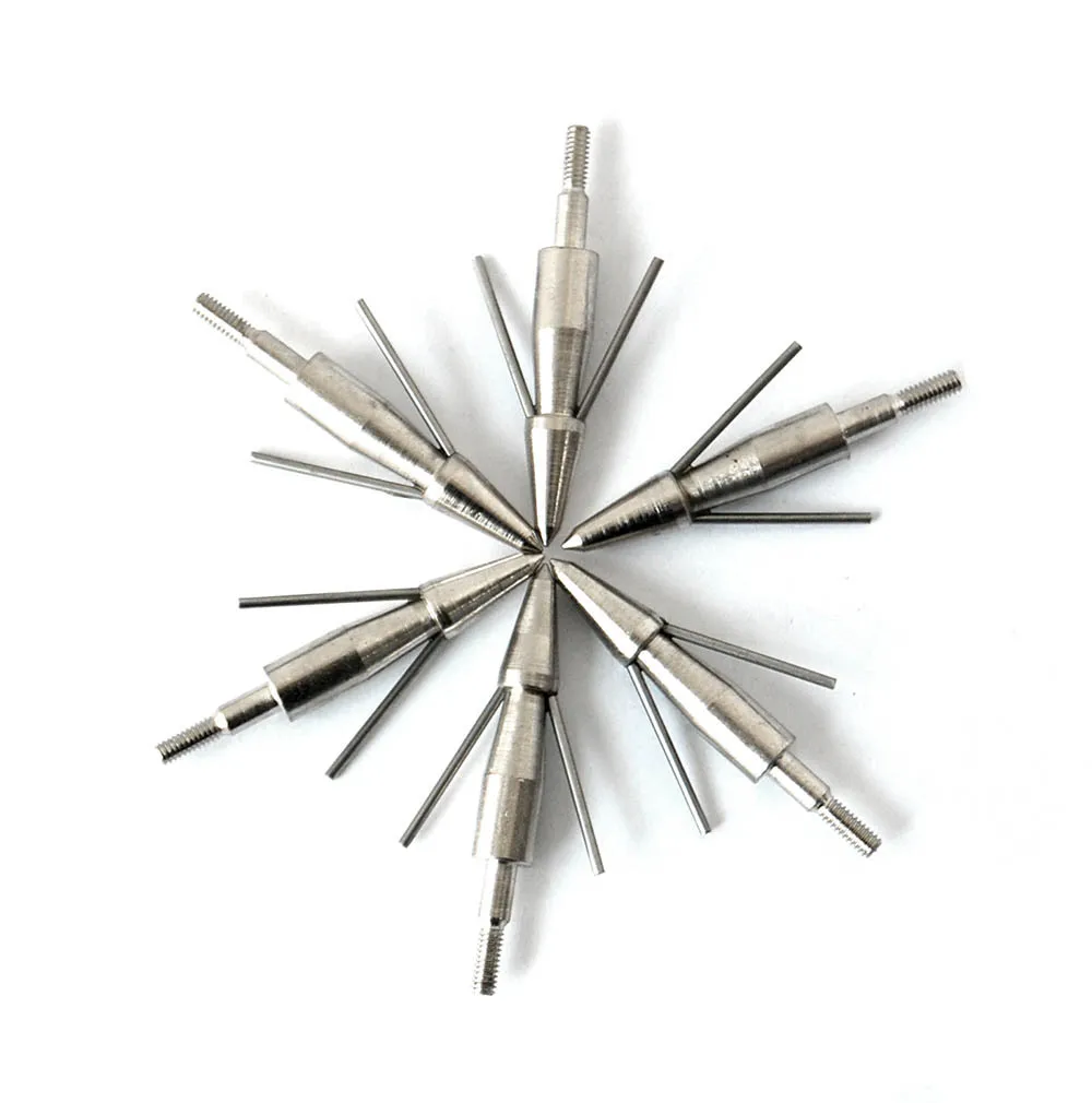 

New Hunting Fish Fishing Arrowhead Broadhead Arrow Tip with 2 Fixed Blades E for Hunting Bow