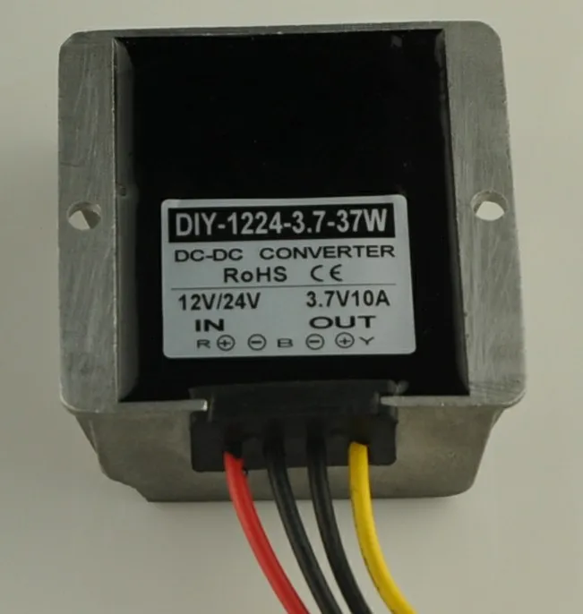

DC 12 24V 36V (6V-40V) Step Down 3.7V 10A 37W DC Converter Buck Module Car Power Supply Adapter Voltage Regulator Waterproof