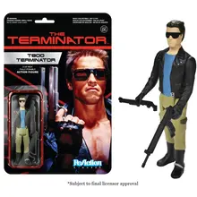 Funko ReAction Figure The Terminator-T-800 Виниловая фигурка Коллекционная модель игрушки с оригинальной коробкой