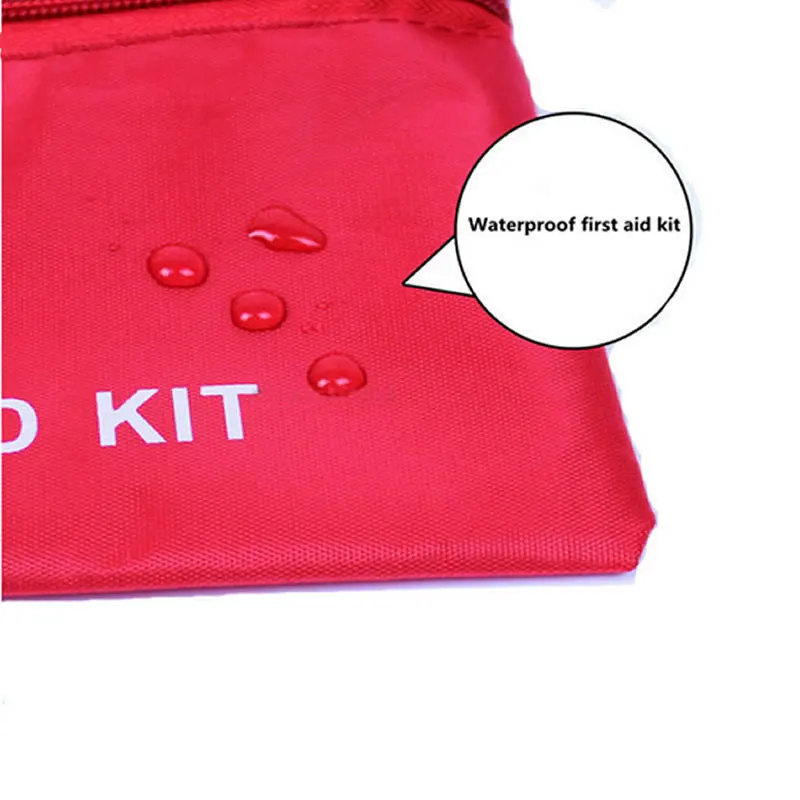 Kit de primeros auxilios para supervivencia de emergencia para personas o familiares impermeable portátil al aire libre en acampada o senderismo