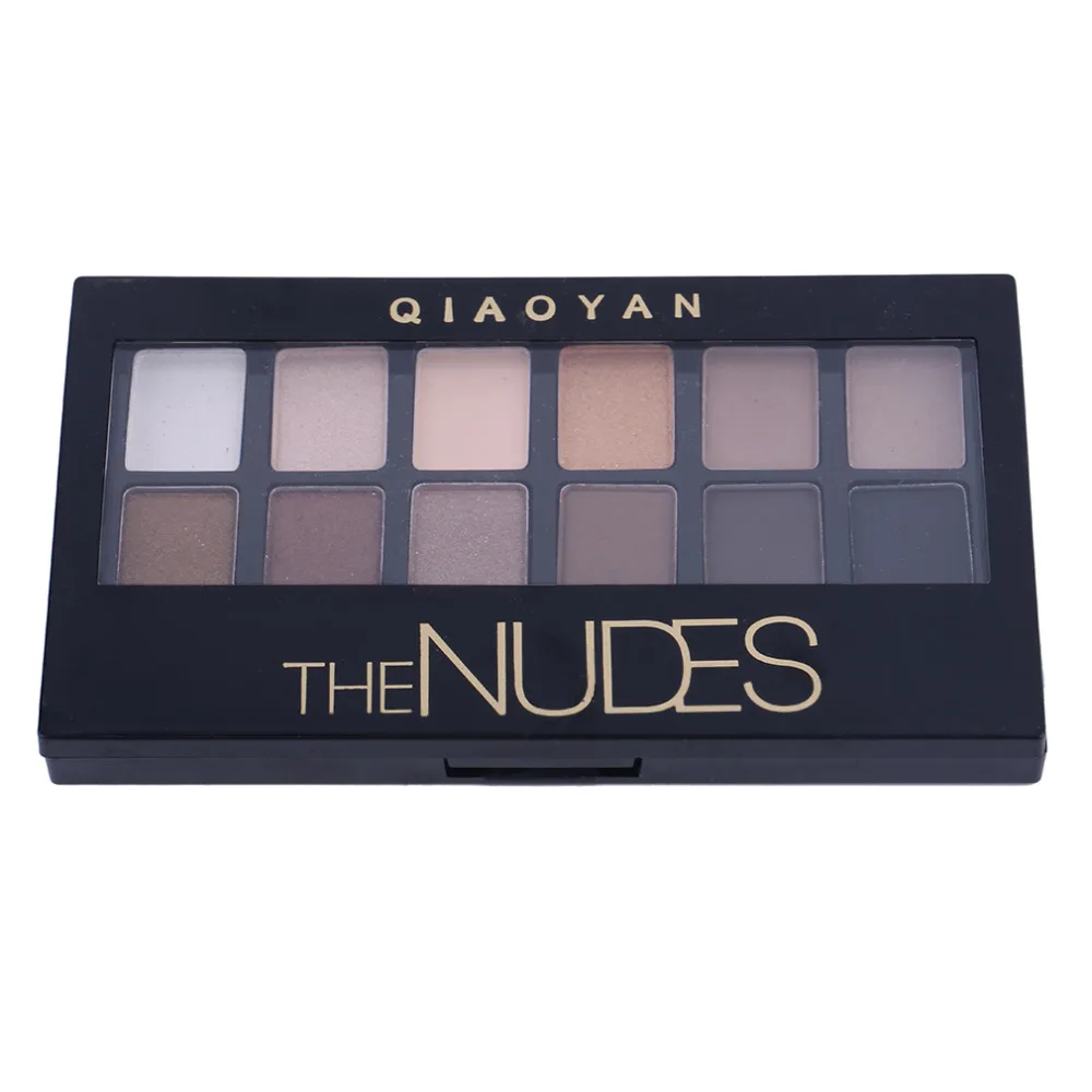 Nudes матовые тени для век Профессиональная Косметика 12 цветов макияж набор Naked Pallete