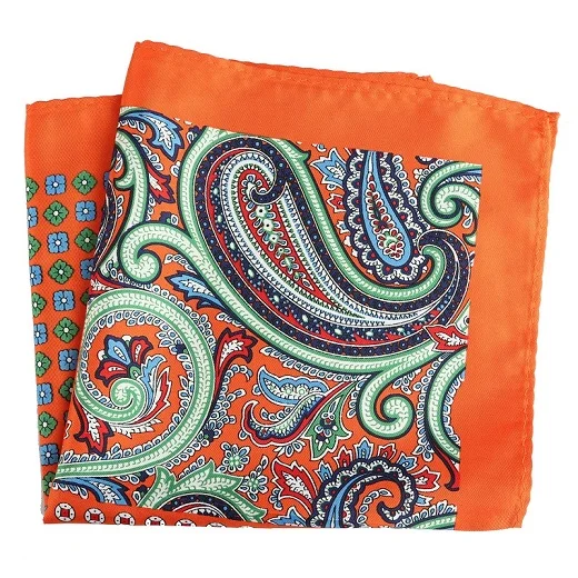 PH048 Pocket Square Портной Смит для мужчин s карманные квадраты Винтаж Большой размер в горошек клетчатый Пейсли костюм носовые платки роскошные мужские носовые аксессуары - Цвет: PH048 Pocket Square