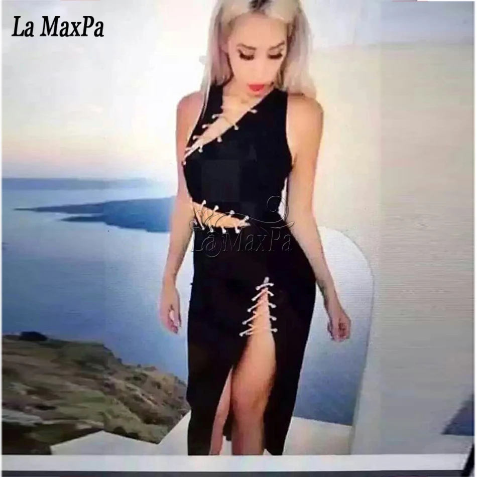 2017 New Fashion Summer Dresses Heavy Luxury metal string ring length