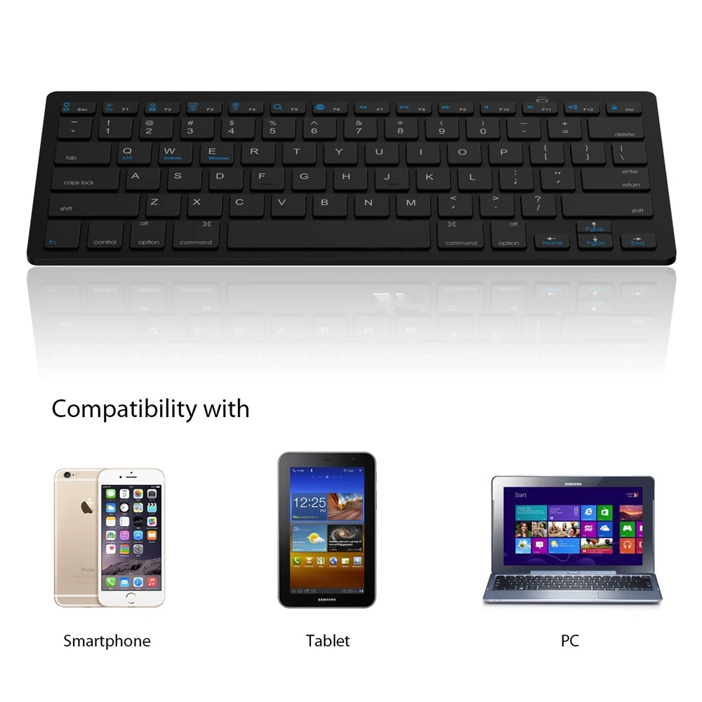 Kemile,, профессиональная ультра-тонкая беспроводная клавиатура, Bluetooth 3,0, клавиатура Teclado для Apple, для iPad, серия, система iOS