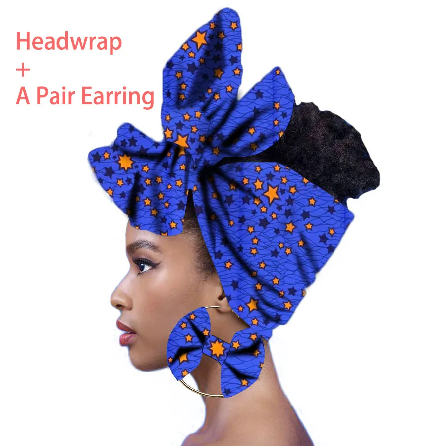 Африканский шарф восковой печати головные обертывания для женщин тюрбан нигерийский головной убор мода SY373 - Цвет: 17