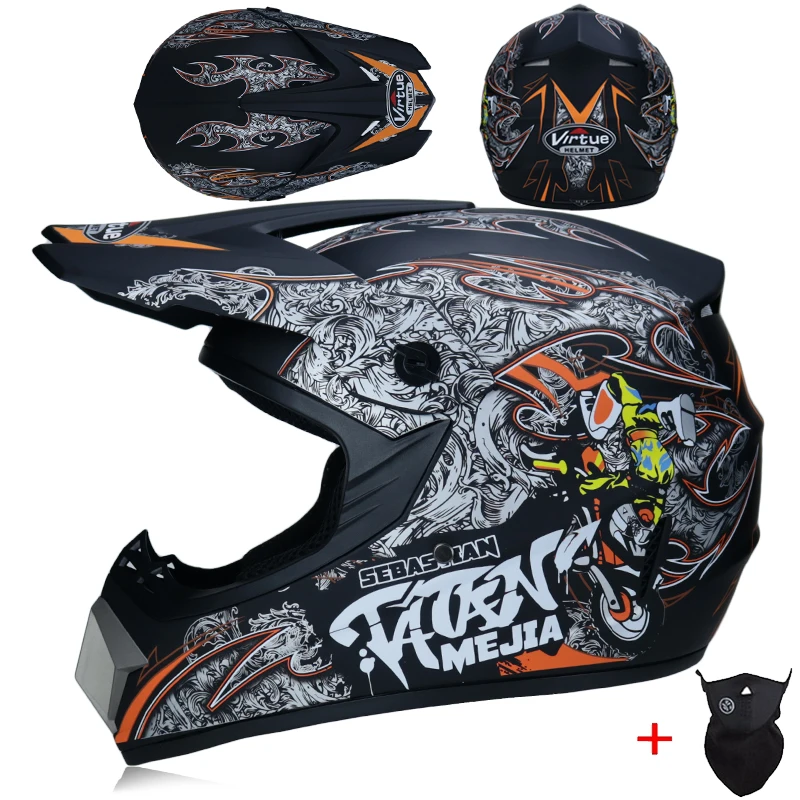 Мотоциклетный шлем для мужчин, мотоциклетный шлем для мотокросса, мотоциклетный шлем для мотокросса - Цвет: 28