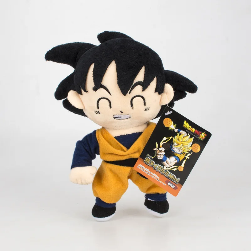 6 шт./партия аниме Dragon ball Z Super Saiyan vegeta Goku Buu Piccolo подвеска с мягкой игрушкой 18 см мягкие куклы подарок