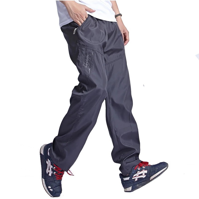 Mesh Quick Dry Men Running Pants Black Breathable Camping Hiking Sport Spring Autumn Outdoor Sport Jogging Sport Pants Trousers