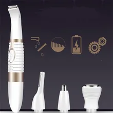 Дорожный портативный Электрический Женский Триммер для бровей, бикини, уход за телом, набор для стрижки волос, бритва, женские кусачки, резак