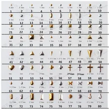 100 шт./лот 1-30 мини круглые Квадратные Заклепки в виде звезды металлические украшения для дизайна ногтей 3D DIY наклейки для ногтей ювелирные украшения для ногтей Подвески