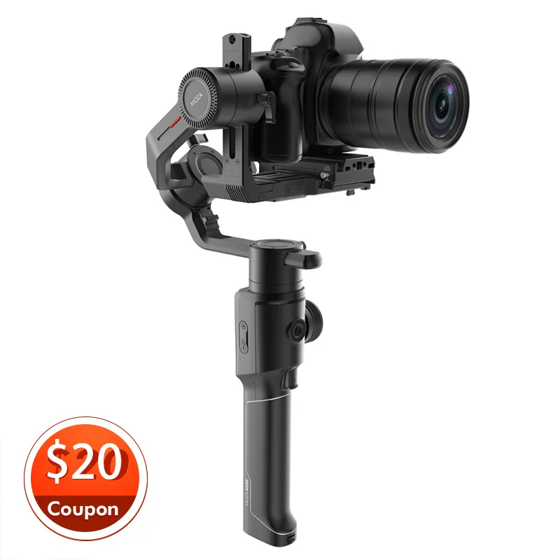 

MOZA Air2 4.2kg Maxload Camera Stabilizer 3-Axis Handheld Gimbal for DSLR Canon 5D Mark IV Sony A7S A7R3 Lumix GH4 DV