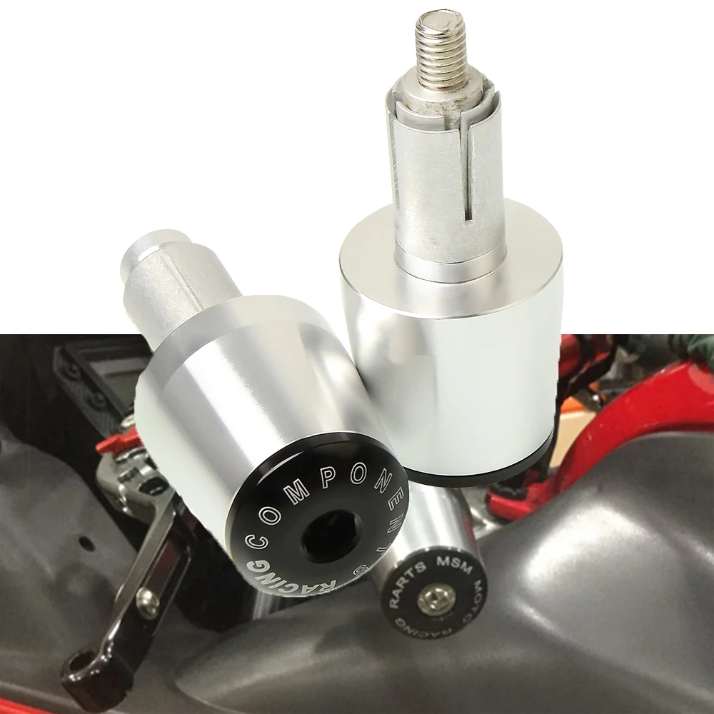 

7/8"22mm Handlebar Gear Balanced Plug Slider Handle Bar End Weights Grips Cap For Suzuki GSXR GSX-R 600 750 1000 1300 K1 K2 K3