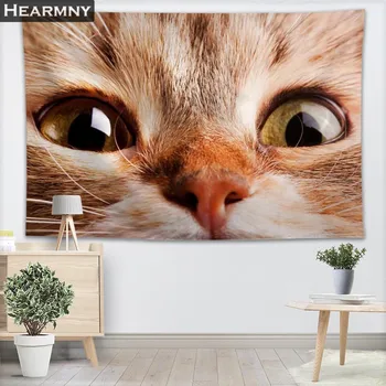 

HEARMNY Cat Wall Hanging Tapestry Sheets Home Decorative Tapestries Beach Towel Yoga Mat Blanket Table Cloth Wall Tapestry