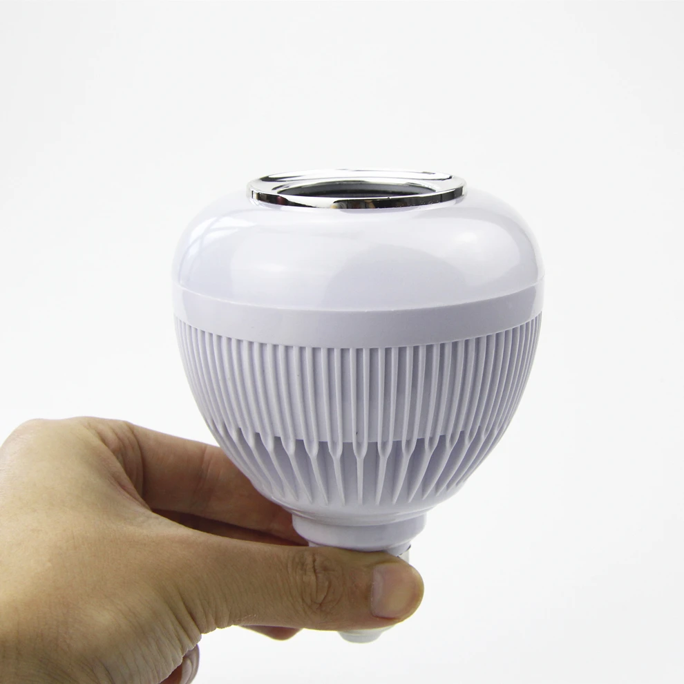Smart RGB Беспроводной bluetooth led Динамик лампы аудио 12 Вт E27 красочные музыка играет
