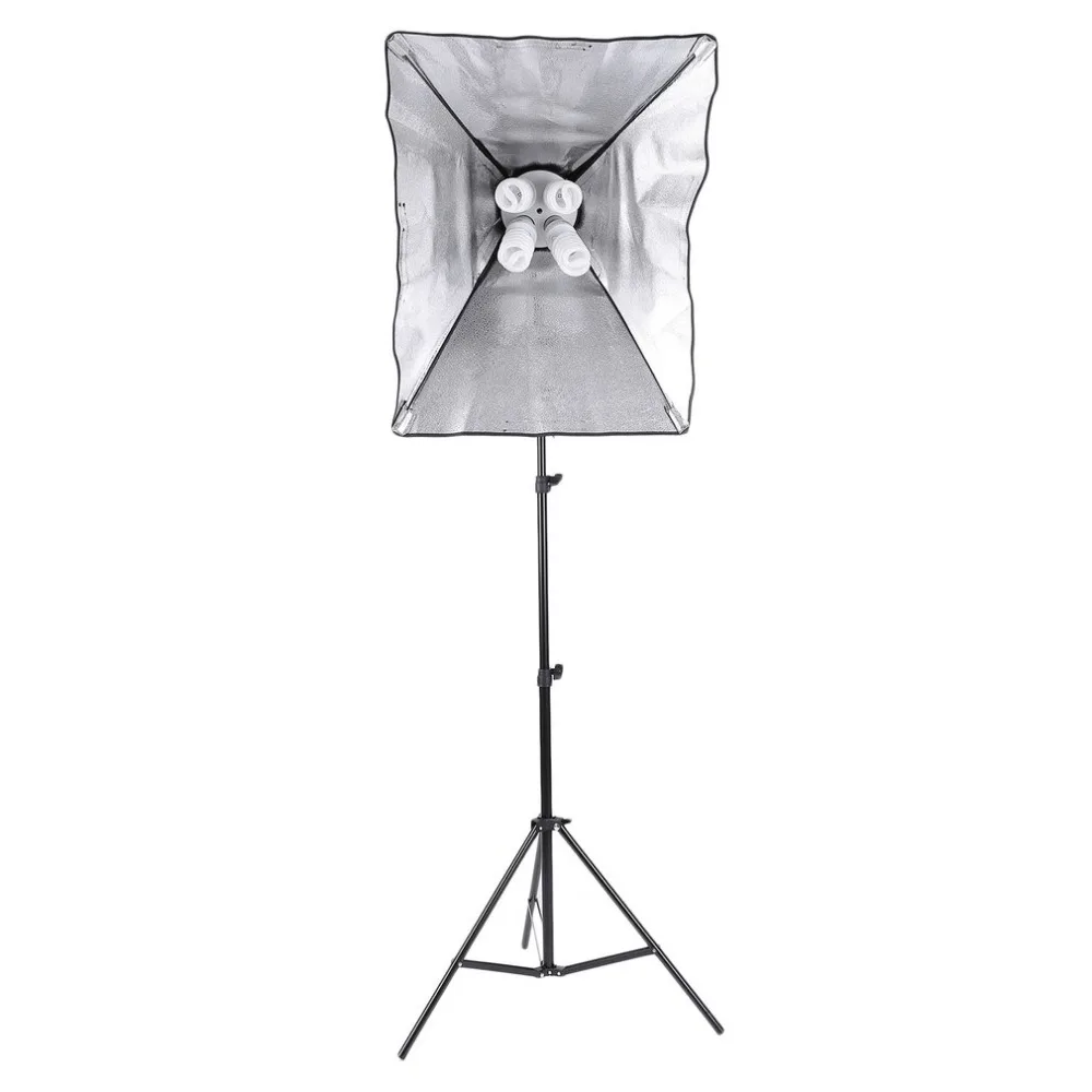 

3PCS 4 In 1 Lamp Holder Softbox Lampe Tripod Set With Portable Hand Bag Super Stable Light Stand Kit For Photographers
