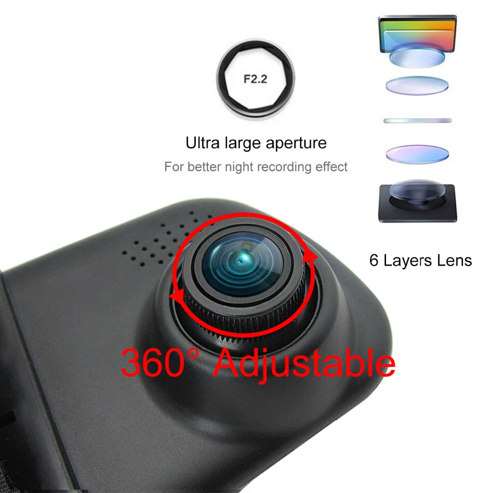 Новинка 3,5 дюймов удобный Full HD 1080p видео рекордер автомобильная камера для вождения Recoder супер ночное видение автоматический рекордер dash cam