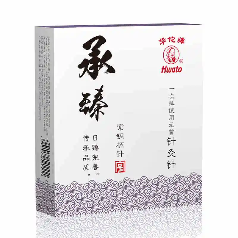

Hwato Huatuo Copper Handle Sterile Disposable Acupuncture Needle Health Care Chinese Medicine Instruments Needle 100/Box